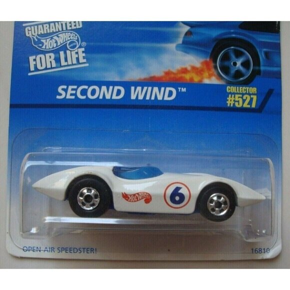 Die Cast Hot Wheels 1996 Second Wind Collector 527 Open-Air Speedster 1:64 16810 - Picture 7 of 8